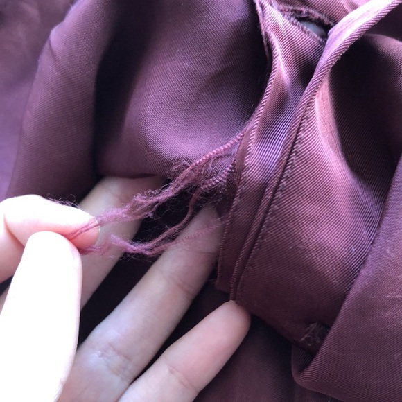 WILFRED Red Midi button-down Slit Skirt - Picture 14 of 17